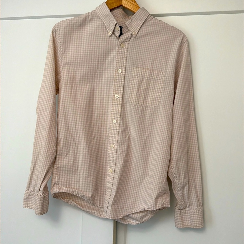 Vintage Ambercrombie & Fitch men’s Gingham Button Down size Medium